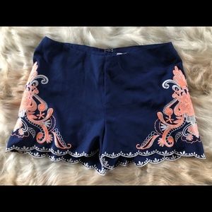 Dark blue Alya shorts